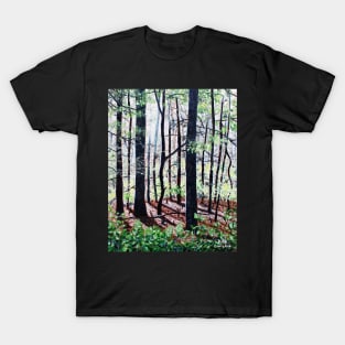 'Deep Woods Along the Glen Burney Trail' T-Shirt